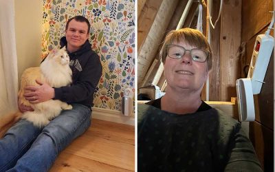 Mössen tog sig in – trots nyrenoverat hus