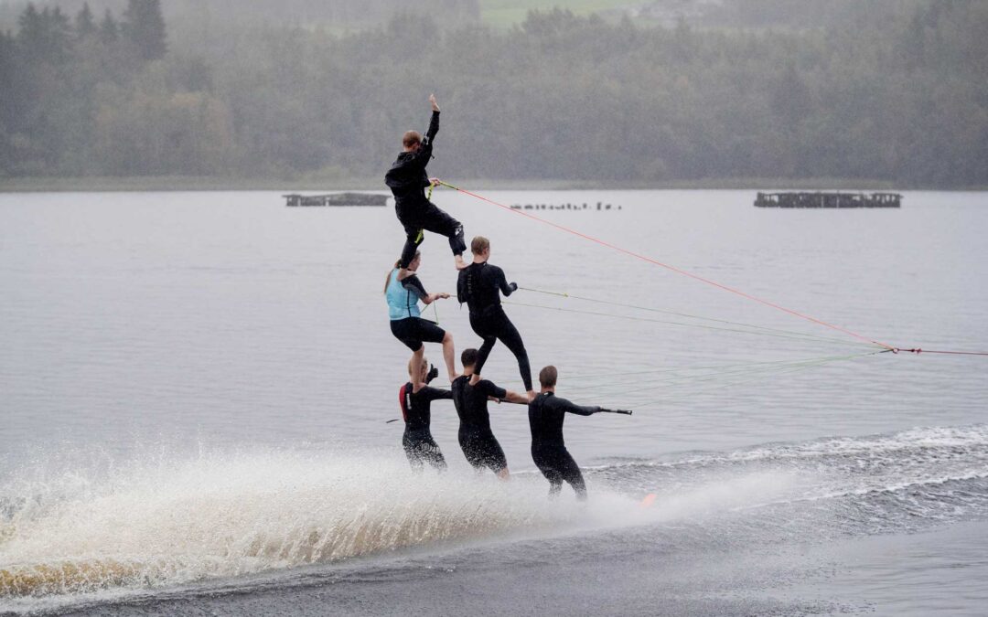 Käglorna vattenskidshow
